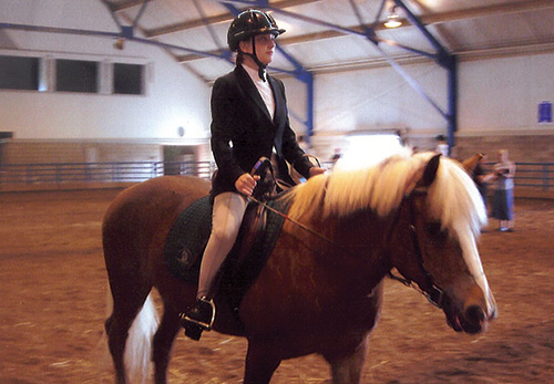 picture of girl on horse